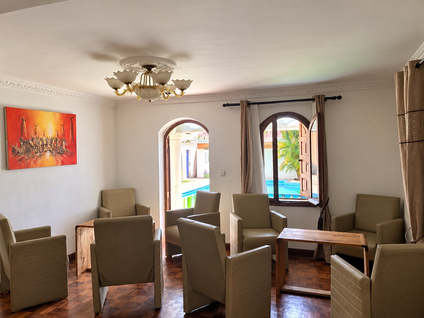 Lounge · ouvert sur l’extérieur