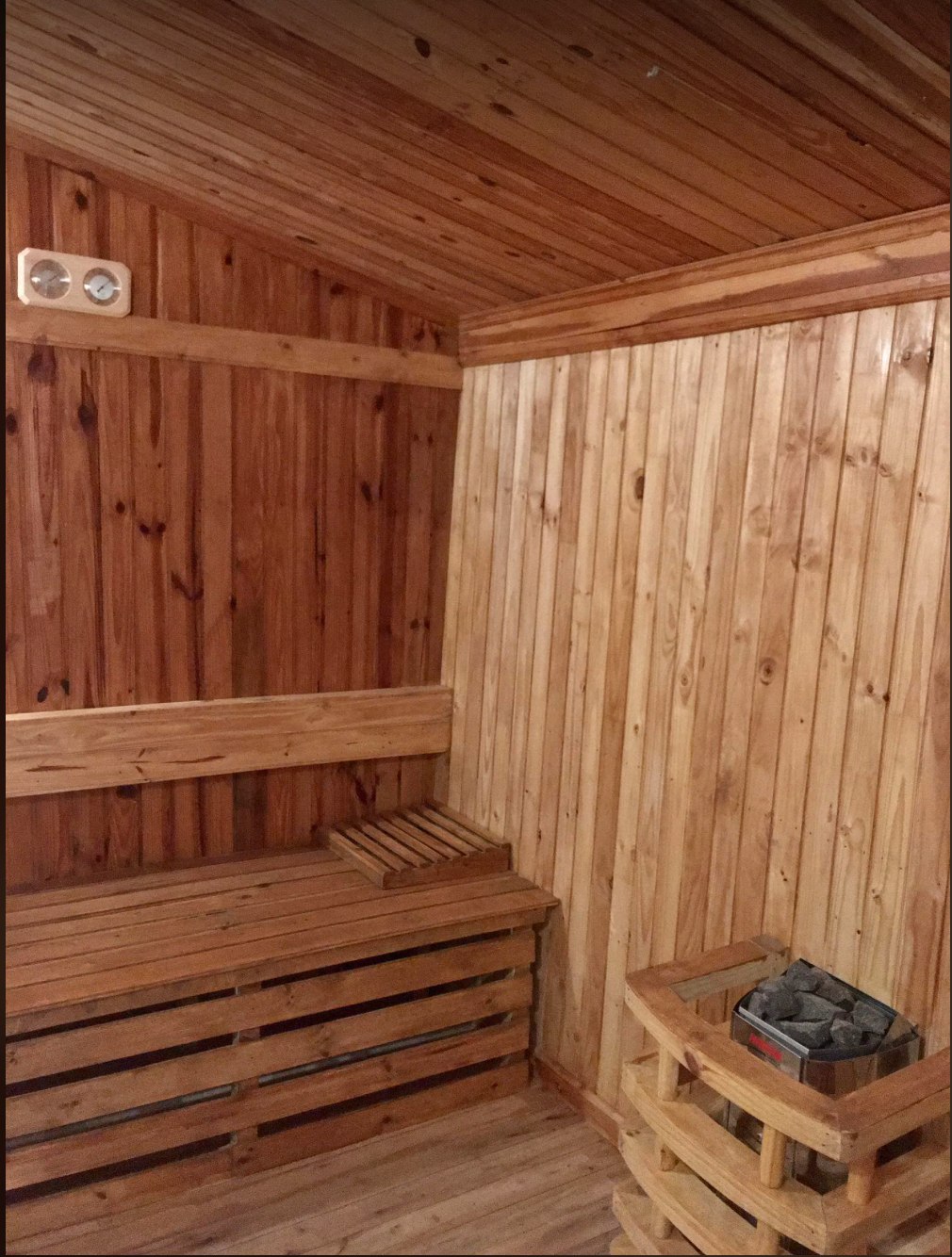 Sauna · la cabine en bois